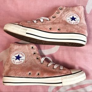 ◆◇CONVERSE HIGH TOP SNEAKERS PINK FUR◇◆8